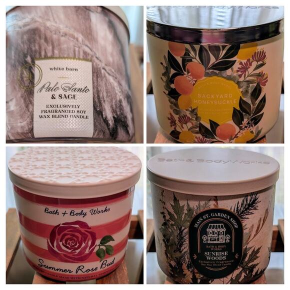 NEW Bath & Body Works, White Barn, 3-Wick, 14.5 oz Candle ~YOU CHOOSE THE SCENT! - Picture 1 of 5